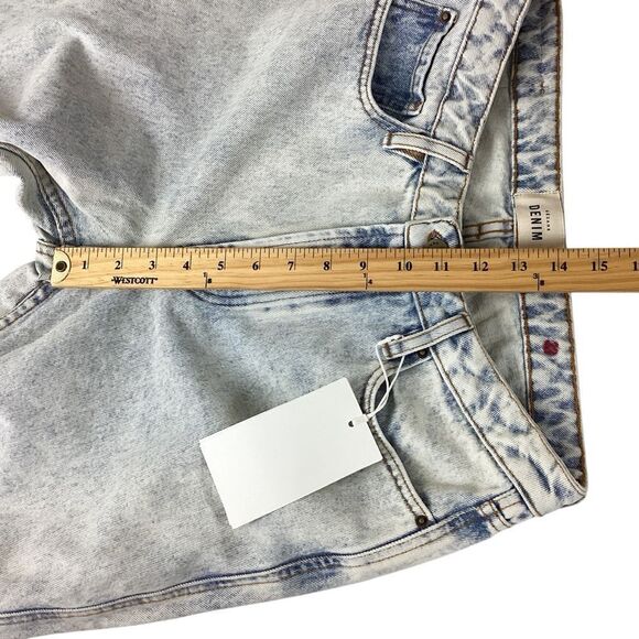 SEZANE Size 33 NWT Brut Sexy Jeans 100% Cotton Edge Blue - Picture 9 of 15